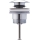 Duravit 50521000 - Umivalni odtok PUSH-OPEN, premer 6,3 cm, krom visokega sijaja
