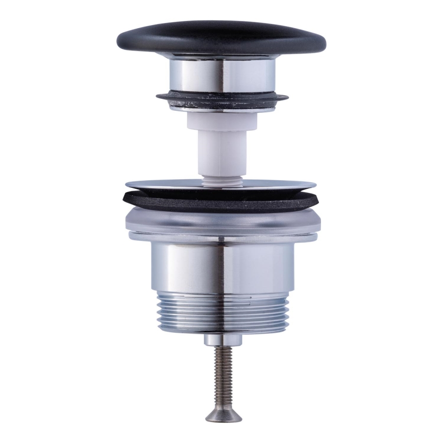 Duravit 50791300 - odtok za umivalnik PUSH-OPEN, premer 6,5 cm, mat antracit