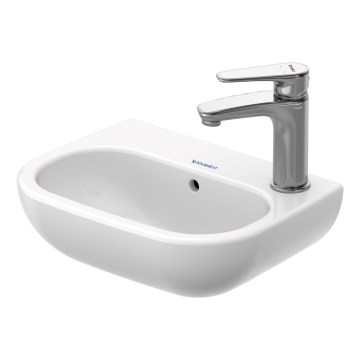 Duravit 7053600082 - Stenski umivalnik D-CODE 36x27 cm keramika/sijajna bela