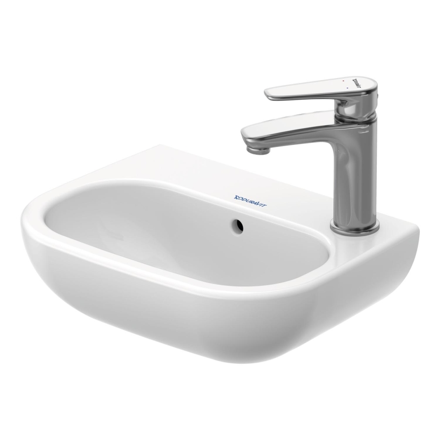 Duravit 7053600082 - Stenski umivalnik D-CODE 36x27 cm keramika/sijajna bela