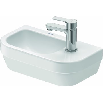 Duravit 7494000412 - Stenski umivalnik D-CODE 40x22 cm, keramika/sijajna bela