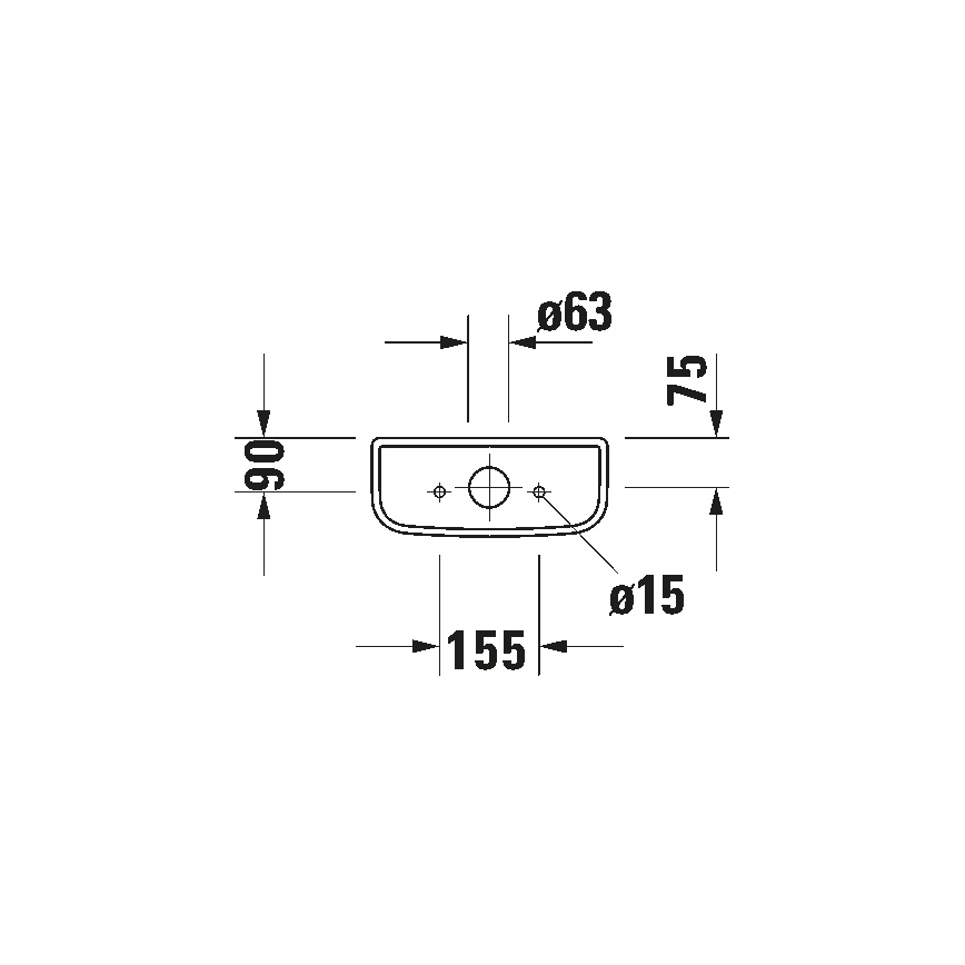 Duravit 927000004 - Splakovalna cisterna za WC D-CODE 6/3 l, keramika/bela