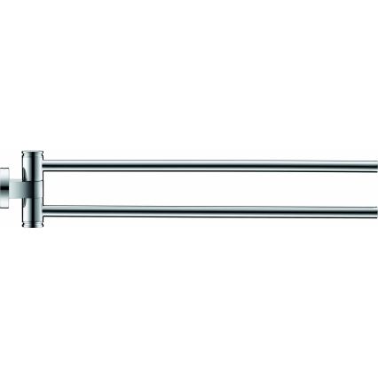 Duravit 99221000 - Stenski obešalnik za brisače D-CODE 44,7 cm, sijajni krom