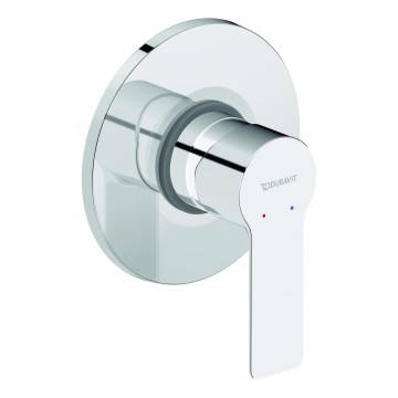 Duravit DC4210007010 - Tuš baterija za vgradnjo D-CODE, poliran krom