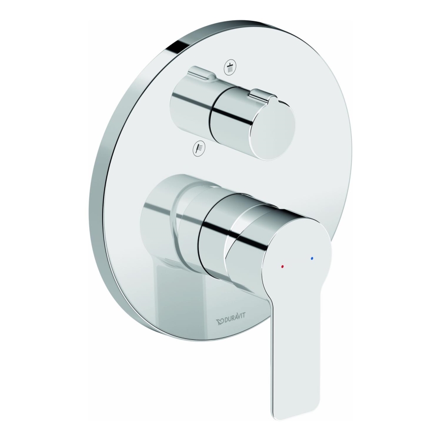 Duravit DC4210012010 - Tuš mešalnik za podometno vgradnjo D-CODE sijajni krom
