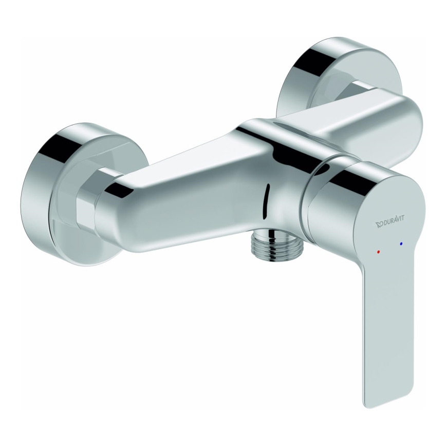 Duravit DC4230001010 - Stenska bidetna armatura D-CODE, sijajni krom
