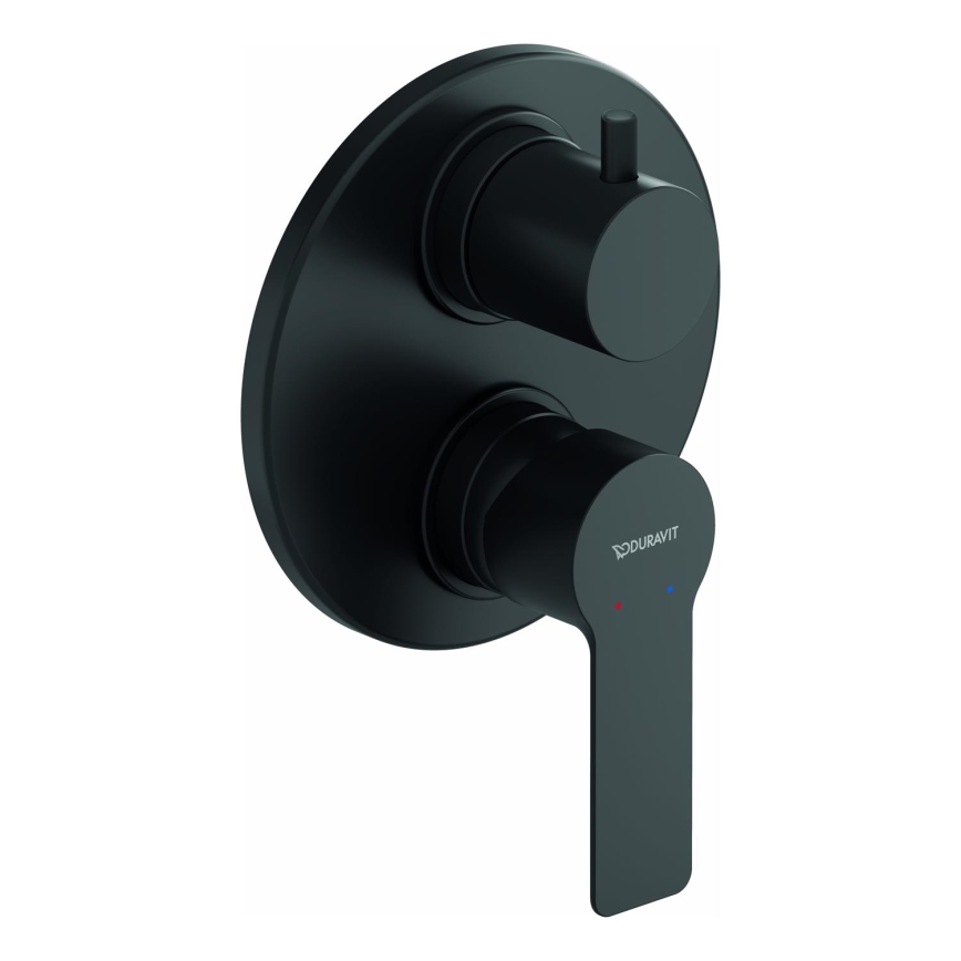 Duravit DC5210008046 - Tuš mešalnik za podometno vgradnjo D-CODE mat črna