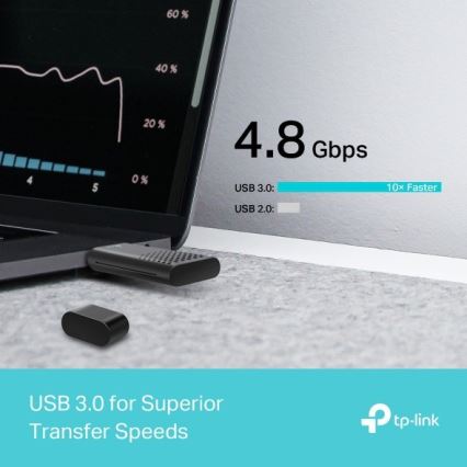 Dvopasovni Wi‑Fi 6 brezžični USB adapter