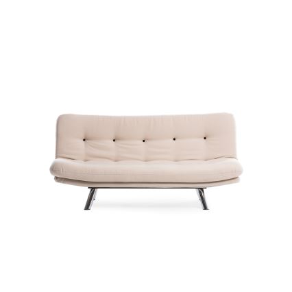 Dvosedežni raztegljiv kavč BAKU v kremni barvi