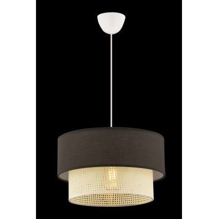 ECHO stropna svjetiljka 1xE27/60W/230V smeđa/krem