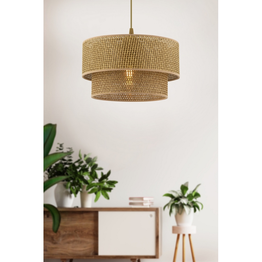 ECHO viseća lampa 1xE27/60W/230V smeđa