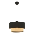ECHO viseća lampu 1xE27/60W/230V crna/bež