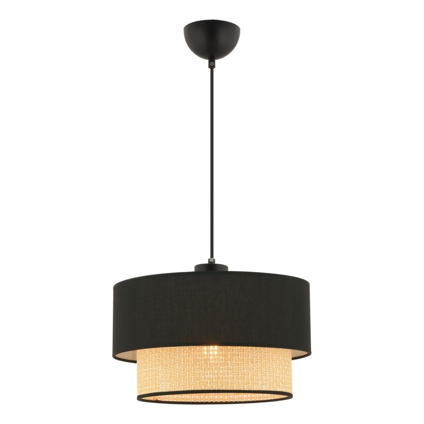 ECHO viseća lampu 1xE27/60W/230V crna/bež