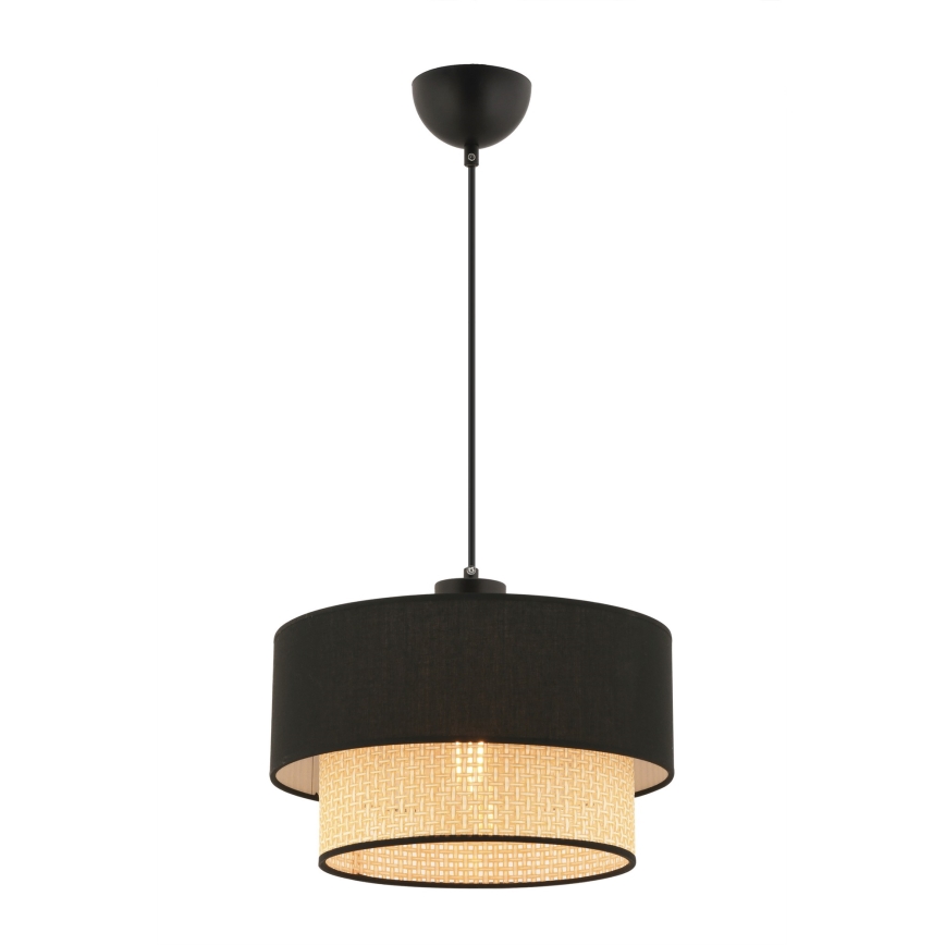 ECHO viseća lampu 1xE27/60W/230V crna/bež