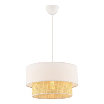 ECHO viseča svetilka 1xE27/60W/230V kremna/bežna