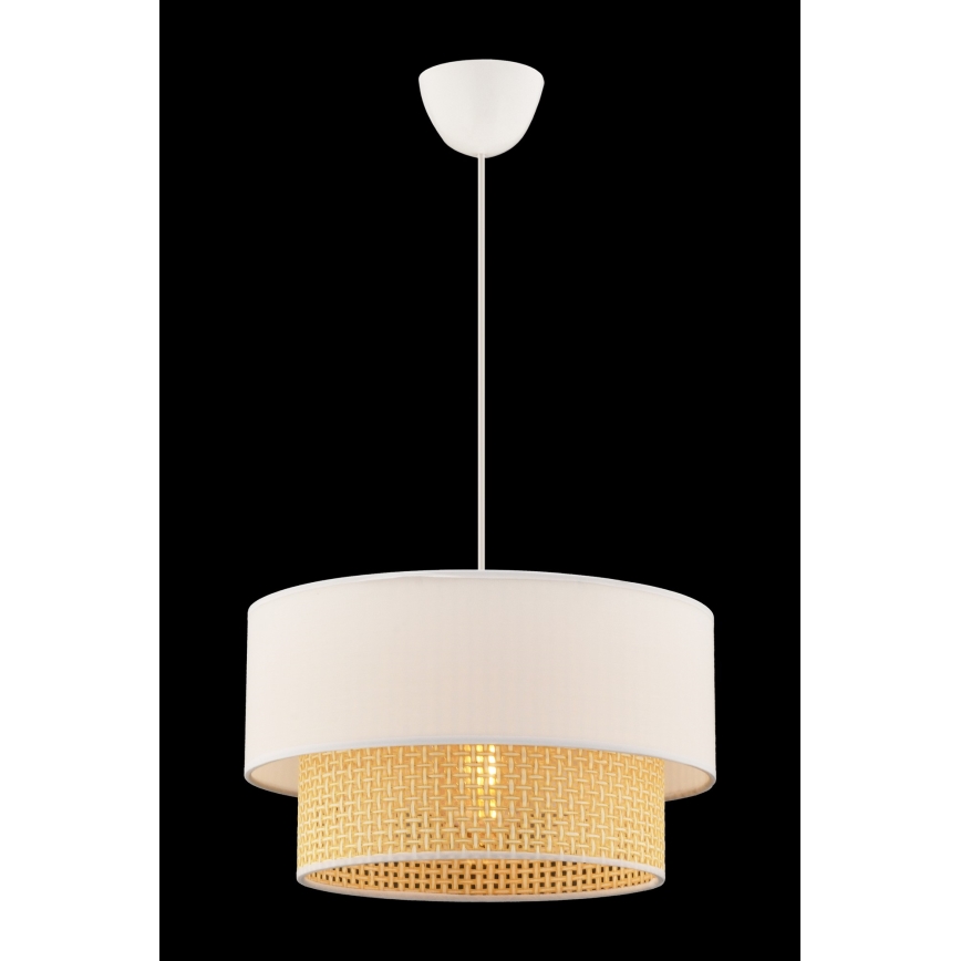 ECHO viseča svetilka 1xE27/60W/230V kremna/bežna