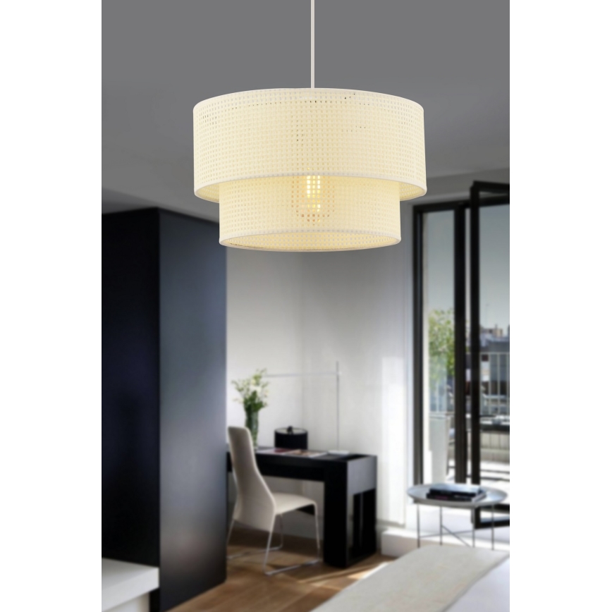 ECHO viseča svetilka 1xE27/60W/230V kremna