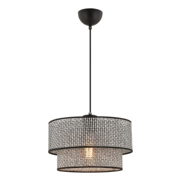 ECHO visilna svetilka 1xE27/60W/230V siva/črna