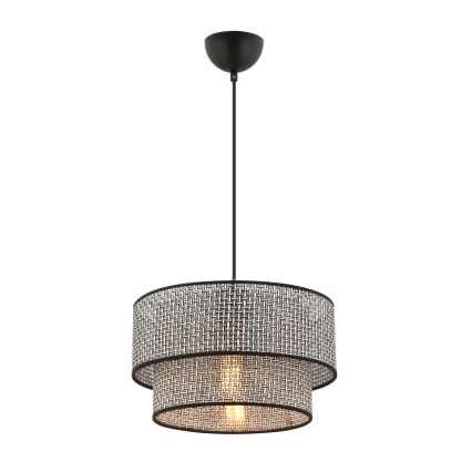 ECHO visilna svetilka 1xE27/60W/230V siva/črna