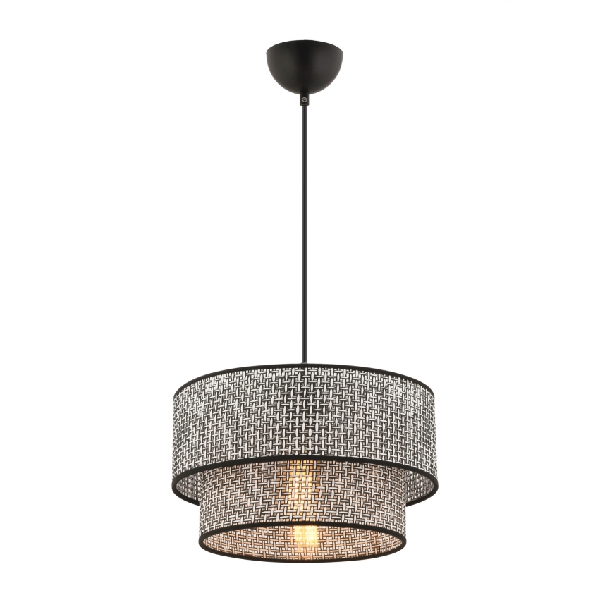 ECHO visilna svetilka 1xE27/60W/230V siva/črna