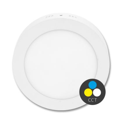 LED Stropna svetilka LADA LED/12W/230V 3000/4000/6000K pr. 17 cm bela