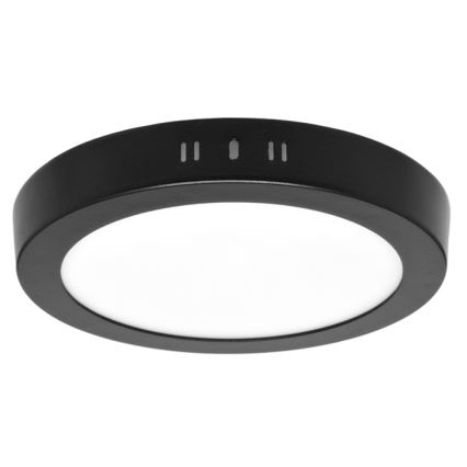 LED Stropna svetilka LADA LED/12W/230V 3000/4000/6000K pr. 17 cm črna