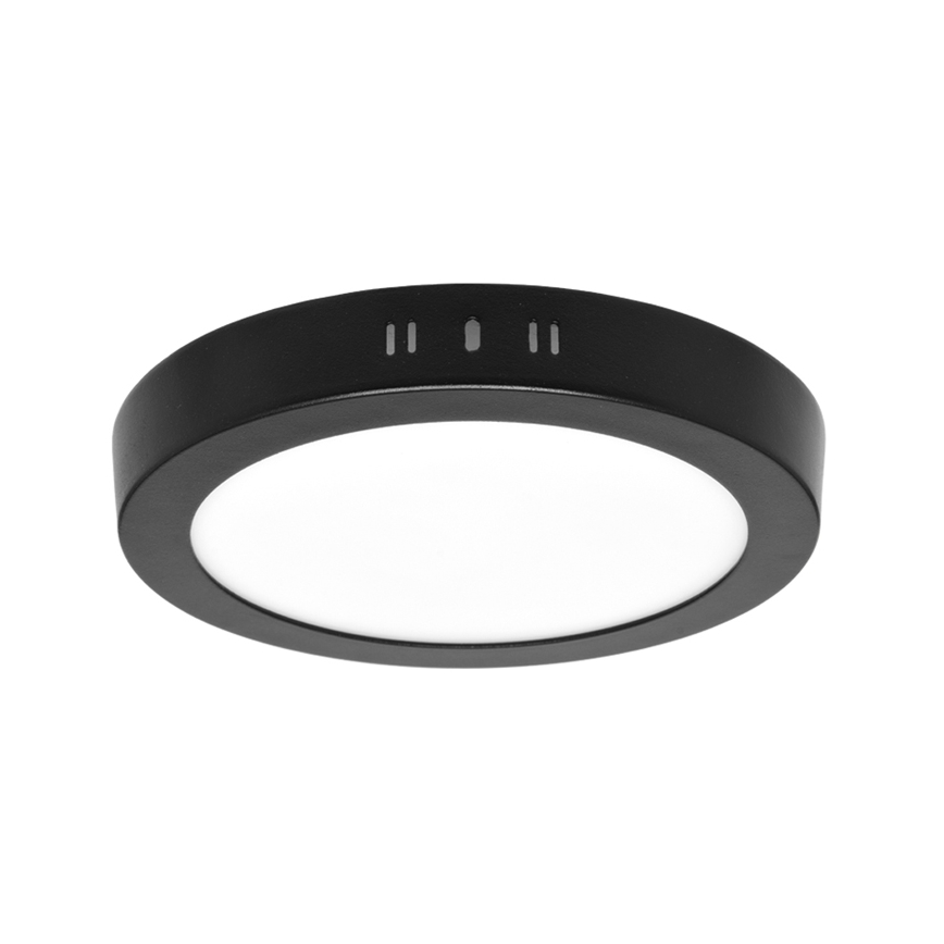 LED Stropna svetilka LADA LED/12W/230V 3000/4000/6000K pr. 17 cm črna