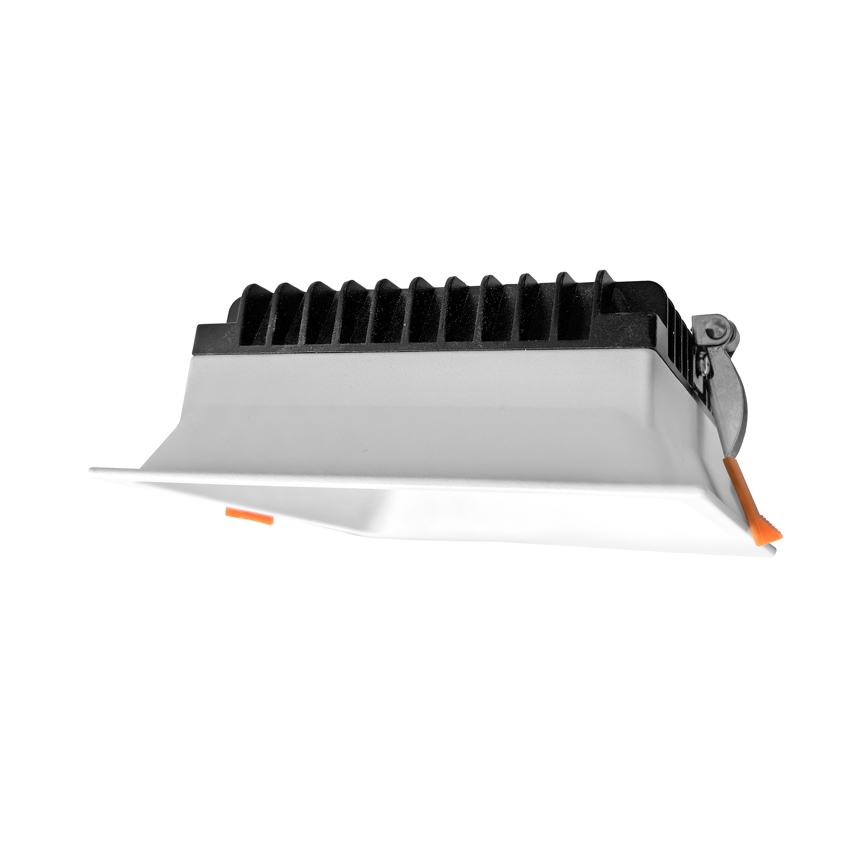 LED Kopalniška vgradna svetilka TONY LED/24W/230V 3000/4000/6500K 17x17 cm IP44 bela