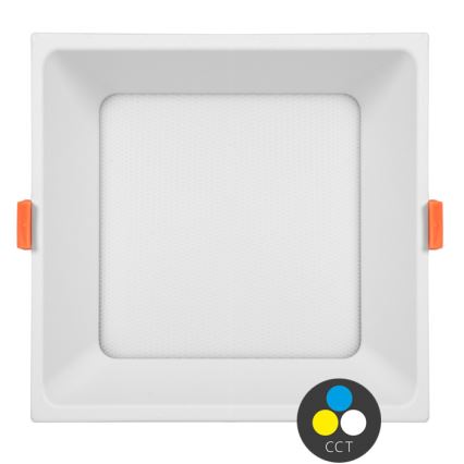 LED Vgradna svetilka TONY LED/36W/230V 3000/4000/6500K 22x22 cm bela