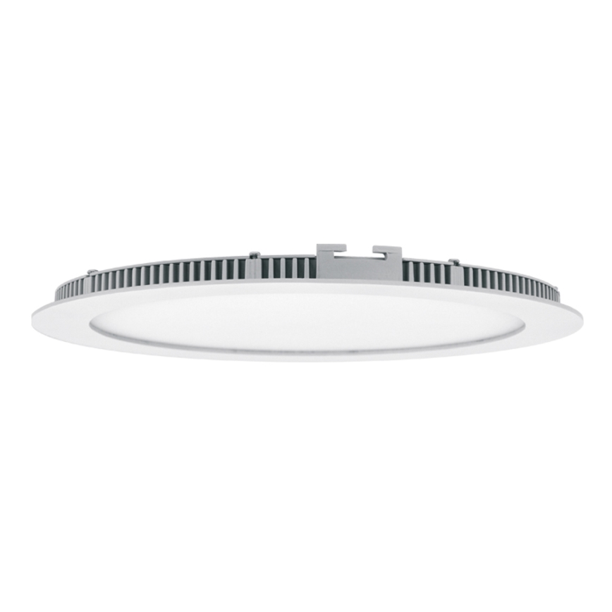 LED Kopalniška vgradna svetilka LADA LED/12W/230V 3000/4000/6000K pr. 17 cm IP44 bela