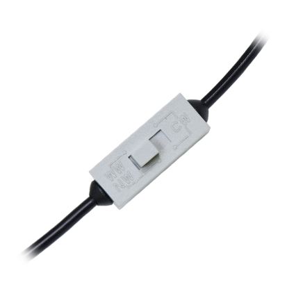 LED Kopalniška vgradna svetilka LADA LED/12W/230V 3000/4000/6000K pr. 17 cm IP44 črna