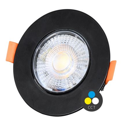 LED Zatemnitvena vgradna svetilka ZITA LED/3/5/7W/230V 3000/4000/6000K pr. 9 cm črna