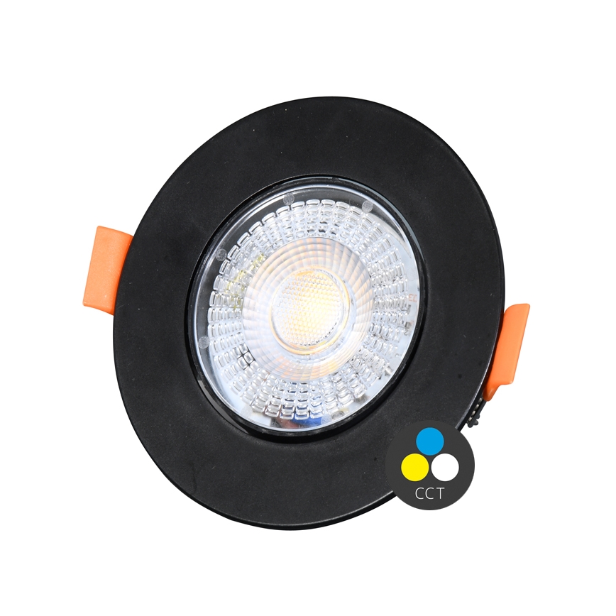 LED Zatemnitvena vgradna svetilka ZITA LED/3/5/7W/230V 3000/4000/6000K pr. 9 cm črna