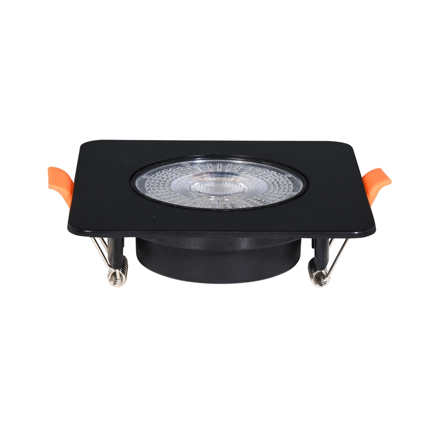 LED Zatemnitvena vgradna svetilka KENT LED/3/5/7W/230V3000/4000/6000K 9x9 cm črna