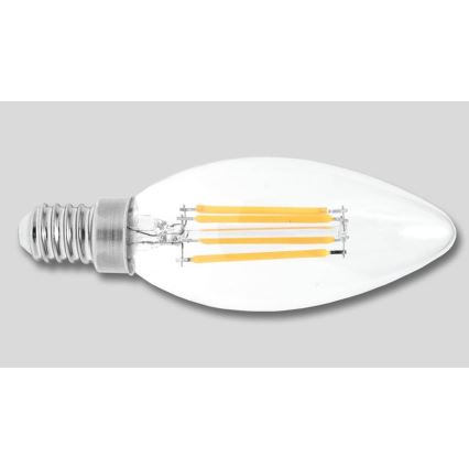 LED Žarnica RETRO C37 E14/2W/230V 3000K 320lm