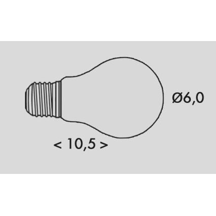 LED Žarnica RETRO A60 E27/5W/230V 3000K 1055lm