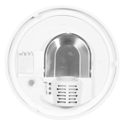 Zunanja stropna svetilka s senzorjem HECTOR 1xE27/60W/230V pr. 25 cm IP44 opal bela