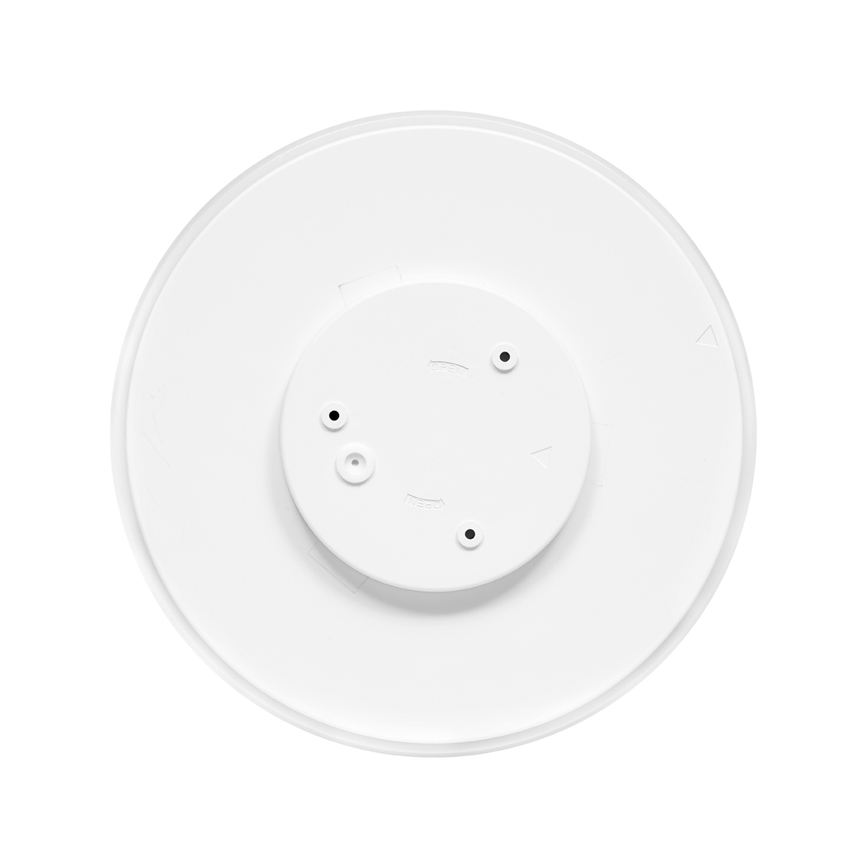 LED Kopalniška stropna svetilka LIRA LED/12W/230V 4000K pr. 25 cm IP44 črna