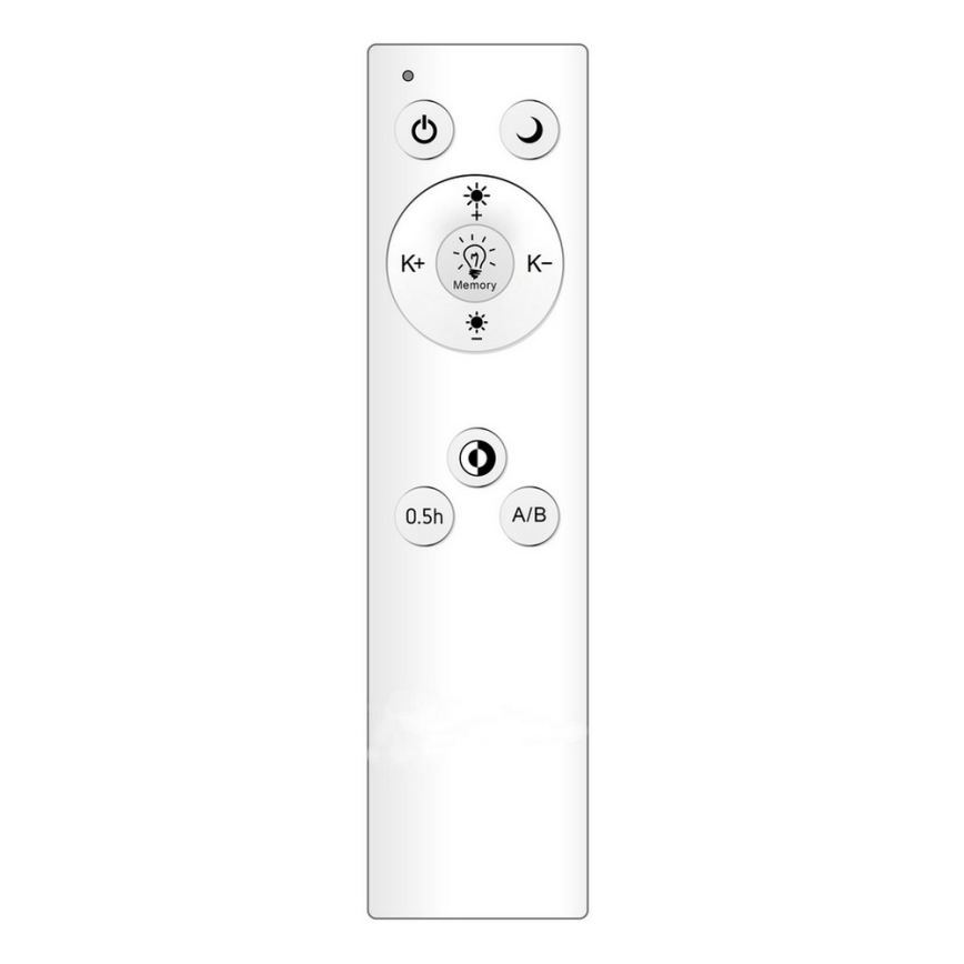 LED Zatemnitvena svetilka DONUT LED/80W/230V 3000-6500K okrogla + Daljinski upravljalnik