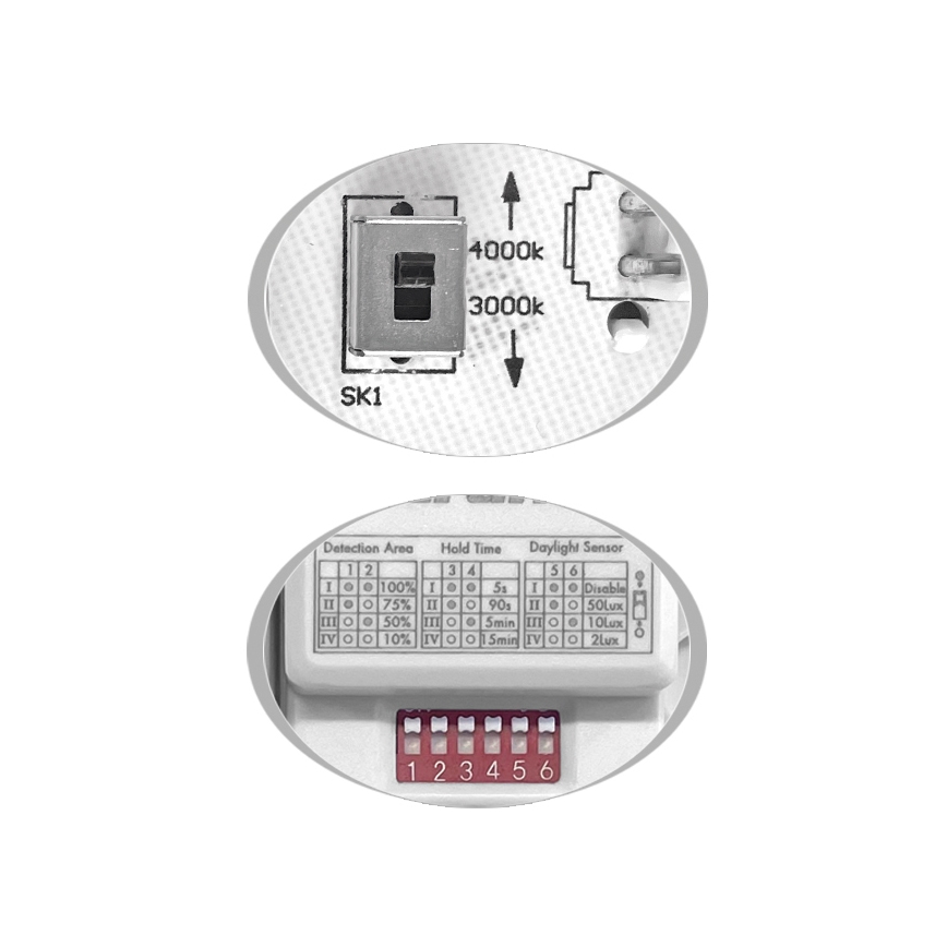 LED Zunanja stropna svetilka s senzorjem MARTIN LED/25W/230V 3000/4000K pr. 35 cm IP65 bela