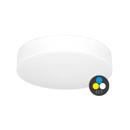 LED Kopalniška stropna svetilka MAKARON LED/24W/230V 3000/4000/6000K pr. 30 cm IP44 bela
