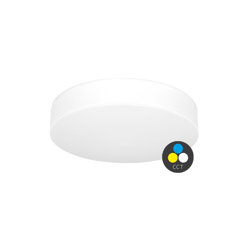 LED Kopalniška stropna svetilka MAKARON LED/24W/230V 3000/4000/6000K pr. 30 cm IP44 bela