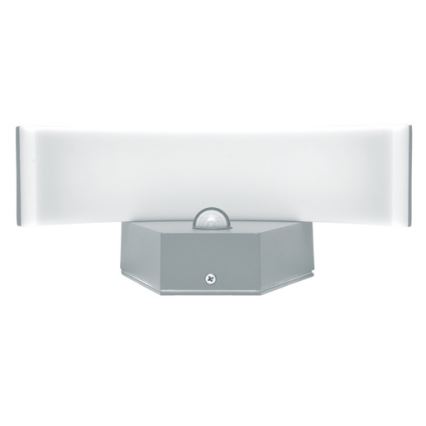 LED Zunanja stenska svetilka s senzorjem STYL LED/8W/230V IP44