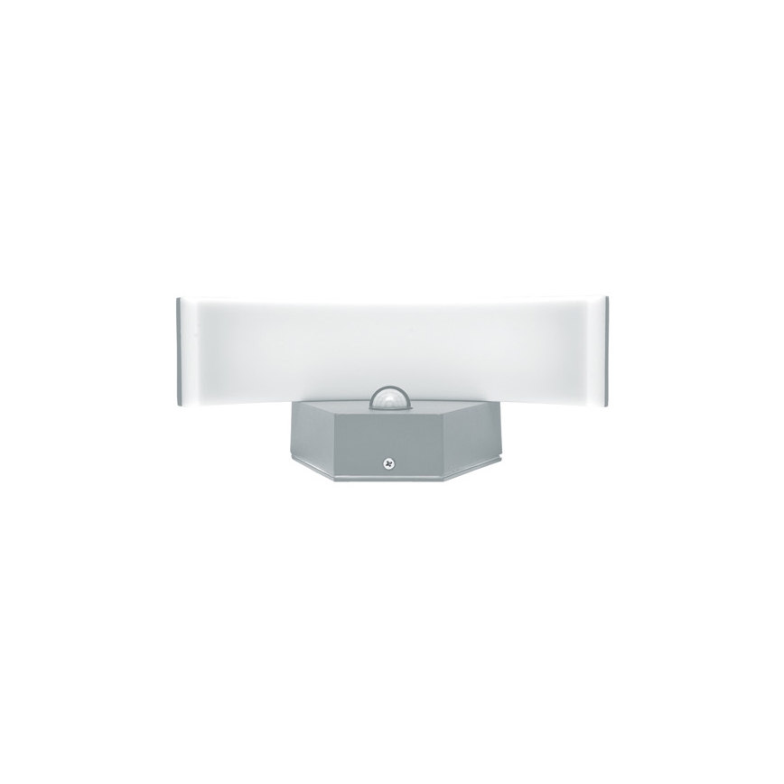 LED Zunanja stenska svetilka s senzorjem STYL LED/8W/230V IP44