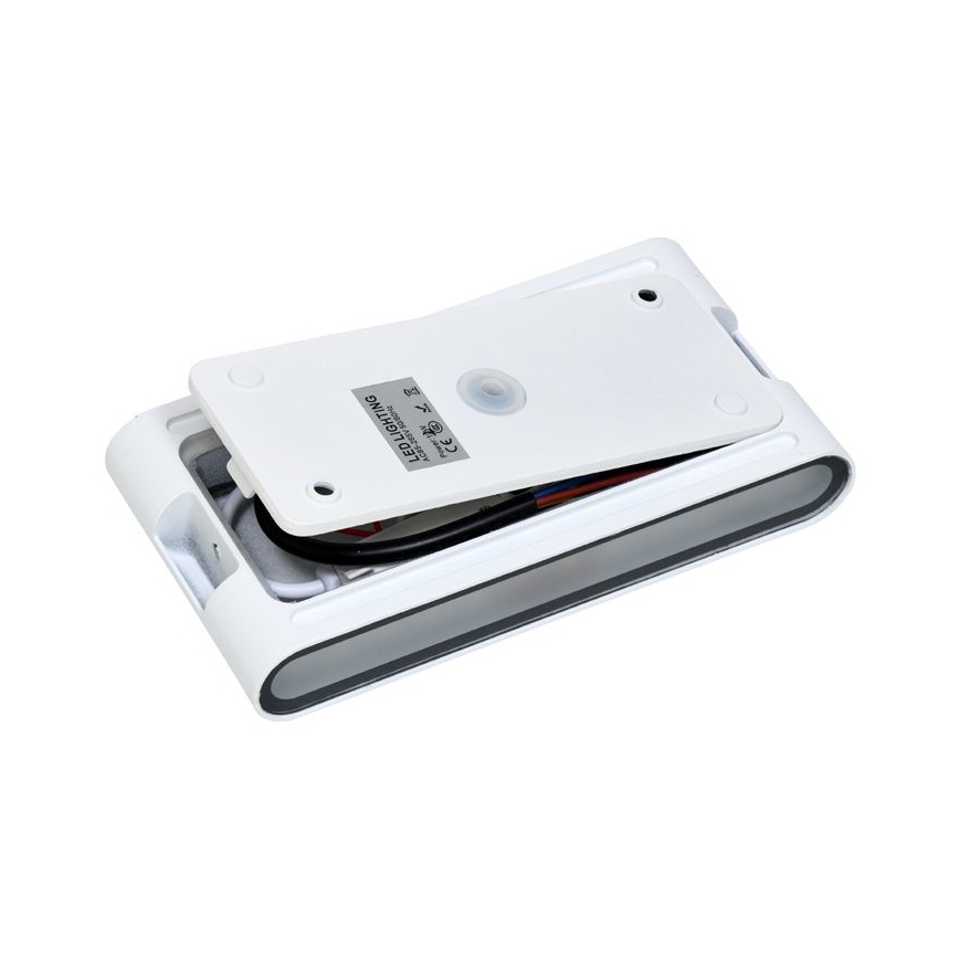 LED Zunanja stenska svetilka BRICK 2xLED/6W/230V 3000/4000/6500K IP65 bela