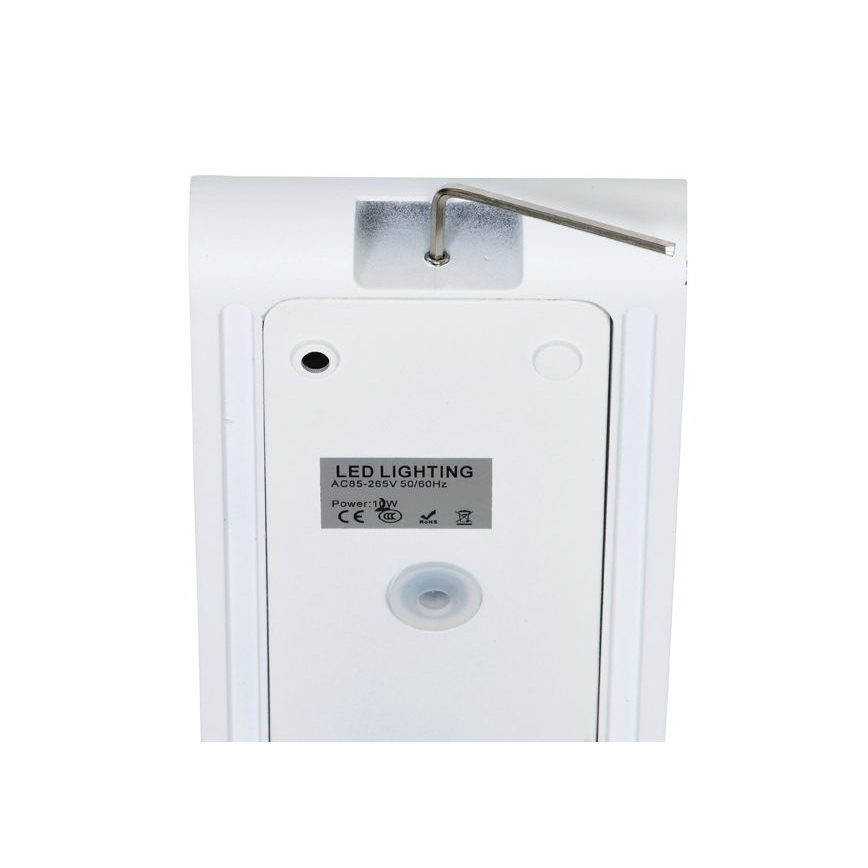LED Zunanja stenska svetilka BRICK 2xLED/6W/230V 3000/4000/6500K IP65 bela