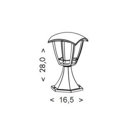 LED Zunanja svetilka VERONA LED/8W/230V IP44