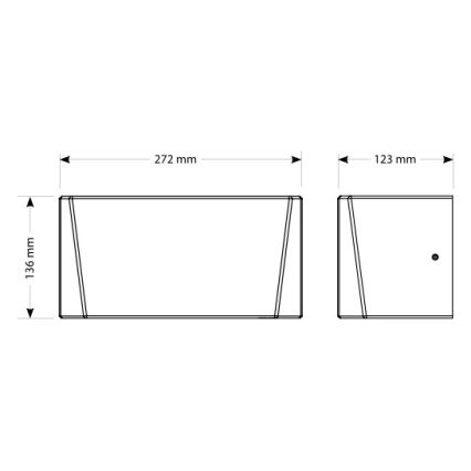 EcoStep 10305 - Sušilnik za roke R4.1 720W/230V, srebrne barve