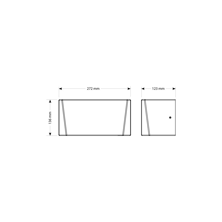 EcoStep 10305 - Sušilnik za roke R4.1 720W/230V, srebrne barve