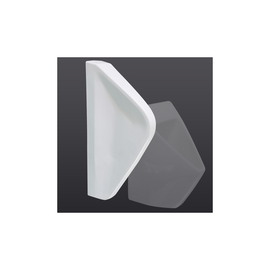 EcoStep 33001 - Delilna stena za pisoar 57,5x36 cm keramika/bela